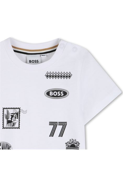 T-shirt con stampa HUGO BOSS KIDS | J5289010P